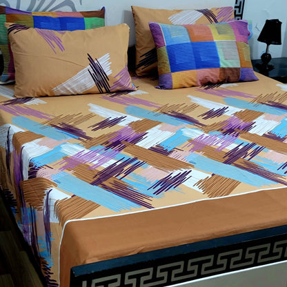 5 PC Export Quality Pure Cotton Bedsheets