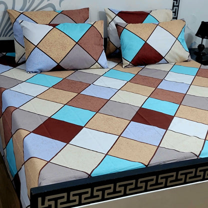 5 PC Export Quality Pure Cotton Bedsheets