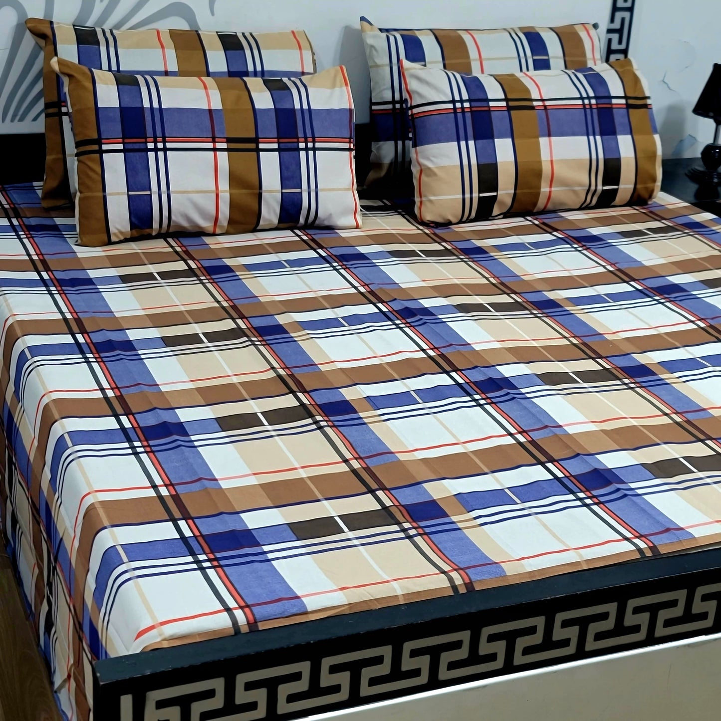 5 PC Export Quality Pure Cotton Bedsheets