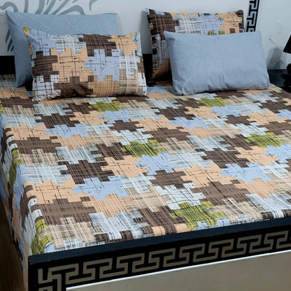 5 PC Export Quality Pure Cotton Bedsheets