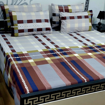 5 PC Export Quality Pure Cotton Bedsheets