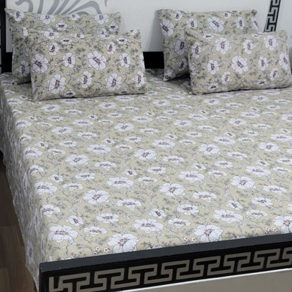 5 PC Export Quality Pure Cotton Bedsheets