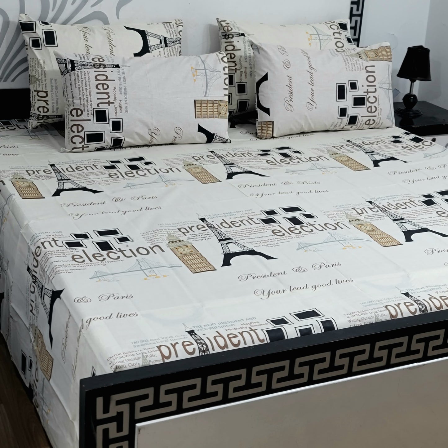 5 PC Export Quality Pure Cotton Bedsheets