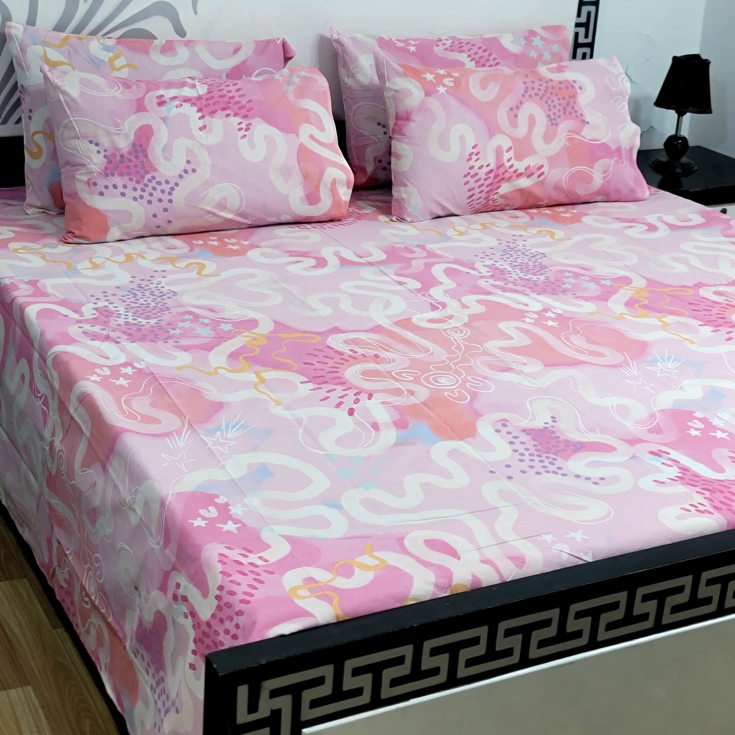 5 PC Export Quality Pure Cotton Bedsheets