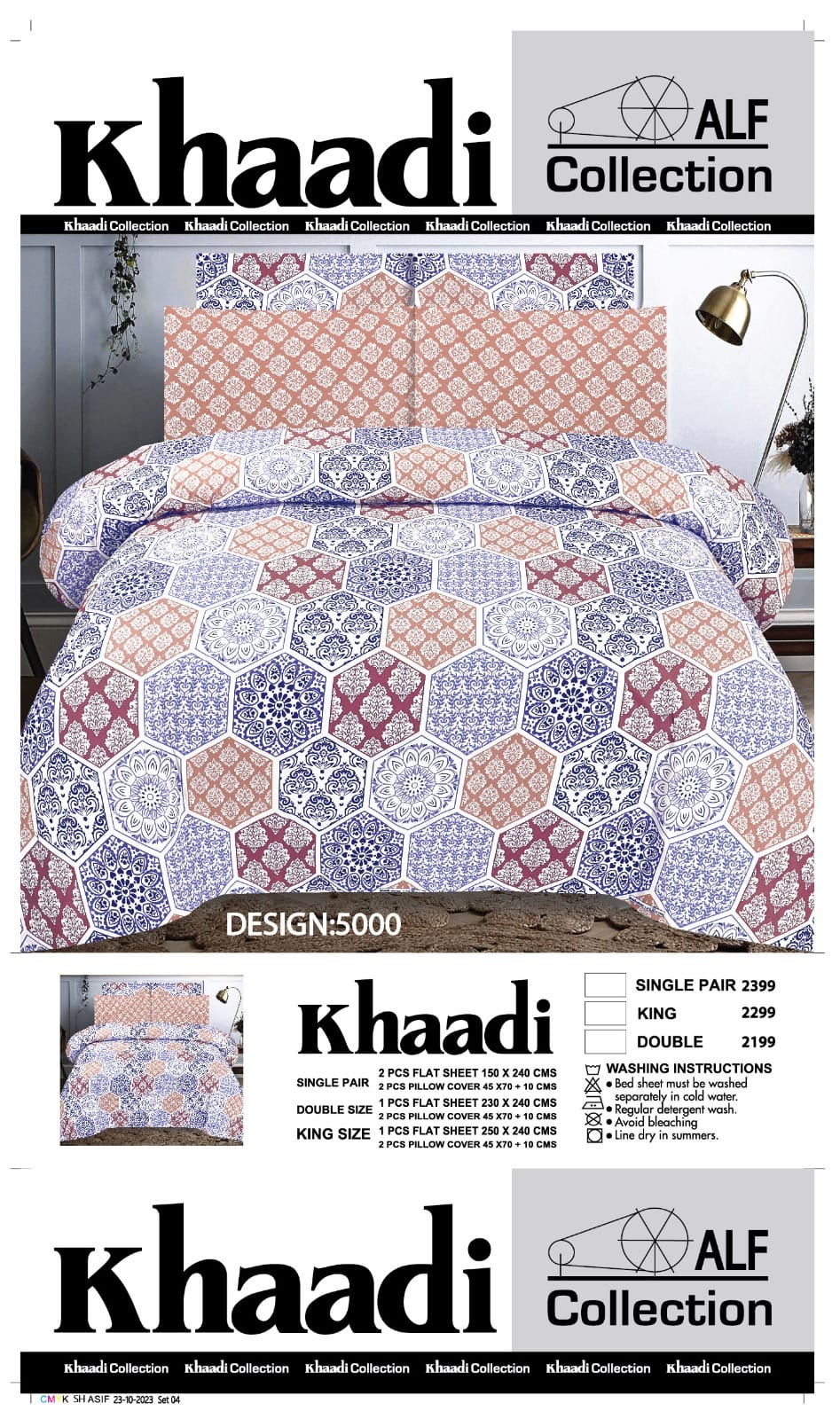 6 Piece Luxury Comforter Set – 100% Pure Cotton Soft & Breathable Bedding Set