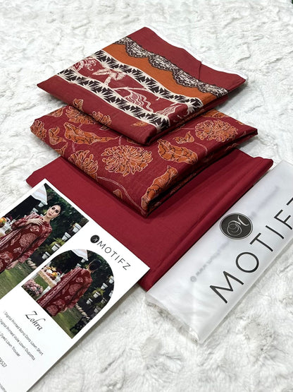 AYA 💯 Original Printed 3PC Lawn Collection – Premium Unstitched Suit