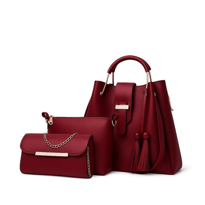 3 PCS Premium Quality Handbags Set – Stylish & Durable Ladies Bag Collection
