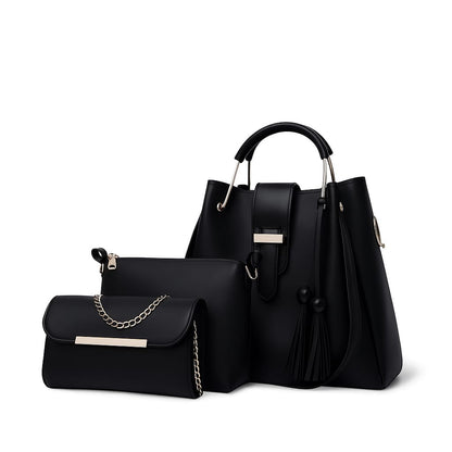3 PCS Premium Quality Handbags Set – Stylish & Durable Ladies Bag Collection