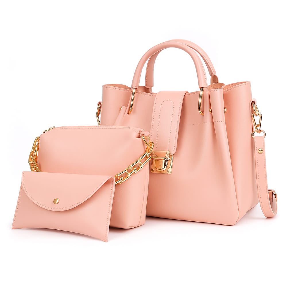 Luxury 3 PCS Soft Leather Bags Set – Stylish & Durable Shoulder Collection