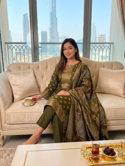 Khaadi Lawn Jacquard Barosha Vol – Premium Unstitched Collection