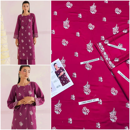 SUMMER COLLECTION 🌸  🟥 BRAND NAME : AISLING  &  Batik  🟨 CATEGORY :2PC EMBROIDERED