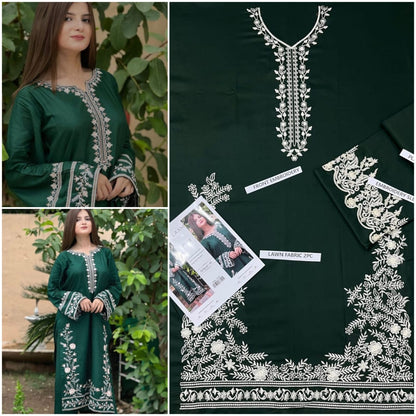 SUMMER COLLECTION 🌸  🟥 BRAND NAME : AISLING  &  Batik  🟨 CATEGORY :2PC EMBROIDERED