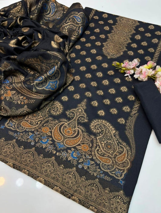 Khaadi Lawn Jacquard Barosha Vol – Premium Unstitched Collection