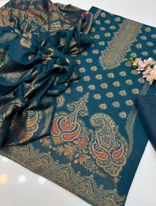 Khaadi Lawn Jacquard Barosha Vol – Premium Unstitched Collection